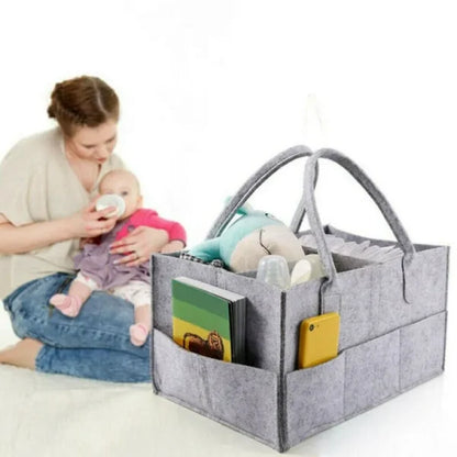 Foldable Baby Diaper Caddy Organizer